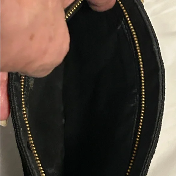 Bundle of Vintage Black & silver Beaded Evening Clutch - Elegant Women's Bag. - Picture 14 of 14